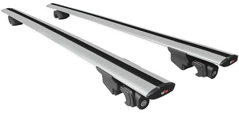 ACPA AUTO Compatibile con BMW Serie 3 (F31) Touring 2012-2019 Hook Model Barre Tetto Portapacchi Auto Barre Portatutto Grigo Alluminio 2 Barre