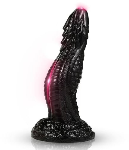 Neu Dragon Dildo Anal Dildo Schwarz,Monster Dildo Realistischer Dildo mit Saugnapf,Analdilos Herren,Riesen Dildo xxl Dildo Realistisch,Anal Plug Dildos Masturbator Sexspielzeug für Paare Extrem Sex