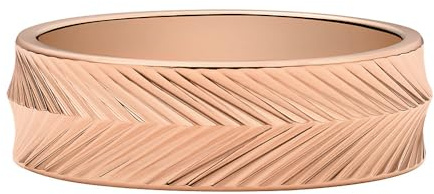 Fossil Damen-Edelstahlband Ringe