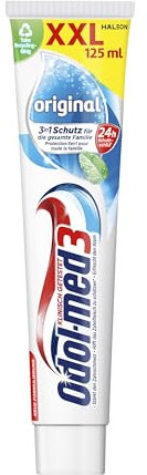 Odol-med 3 Zahnpasta, Original, mit 3in1 Schutz für starke Zähne, gesundes Zahnfleisch** und frischen Atem, 125 ml zahncreme