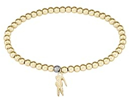 Lacoste Damen-Perlenarmband der ORBE Kollektion aus Edelstahl, erhältlich in Silber oder Gelbgold-Ionenbeschichtung (IP)