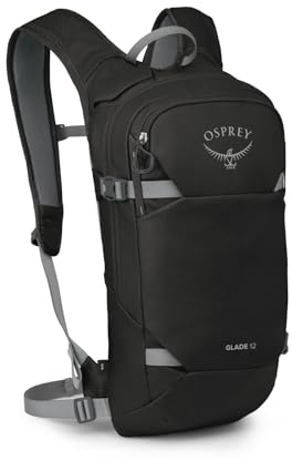 Osprey Glade Unisex Winter Hydration Backpack, 12L, Black