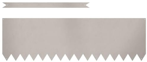 vidaXL Bordure de Pelouse 30 pcs Rouillé 100 x 0,05 x 30 cm, Idées pour Jardin et terrasse, Bordure Moderne, séparateur extérieur, Bord de Chemin, éléments pour jardiner
