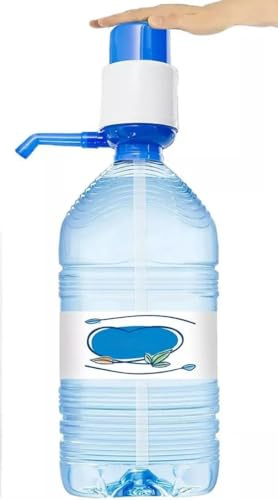 Dispensador Agua para garrafas, Bomba Manual para Garrafas, Compatible con Botellas de 2.5, 3, 5, 6, 8, 10 litros con el tapón diámetro 38mm y 48mm
