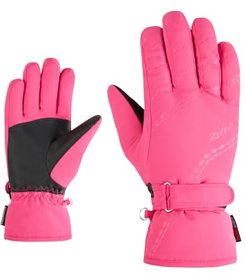 Ziener Damen KEVA-Z Ski-Handschuhe/Wintersport | Primaloft, warm, wasserabweisend, pop pink, 6
