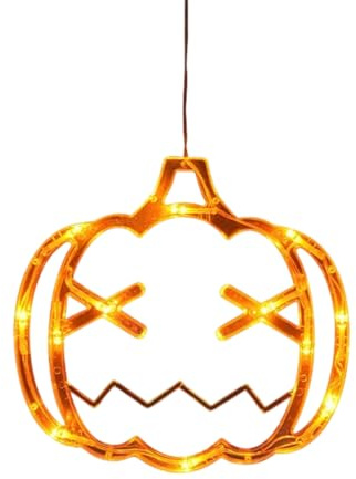 Tomedeks Luci Halloween, Decorazioni Casa, Addobbi Halloween Casa per Natale Matrimonio Festa Giardino Autunno Ringraziamento（Zucche）