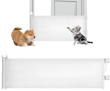 Ausziehbares Hundegitter 45x150cm Sicherheitszaun Mit Schutzbarriere