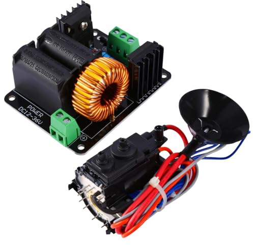 yeeplant Electric Circuit Kit, Zvs Coil Driver With Jacob'S Ladder, 12-24V, Stem Educational, High Voltage Psu & Easy Assembly