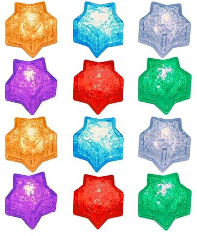 Juguetes De Piscina Infantiles - Juegos LED Con Luz Bañera Forma Estrella | Juguetes De Agua Para El Baño O La Tina | para Niños, Niñas, Chicos, , Año Nuevo, Viajes, Preescolar, Cumpleaños y Vacacione