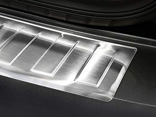 AZUGA Ladekantenschutz aus Edelstahl mit 3D Abkantung passend für VW Caddy/Caddy Life/Caddy Maxi ab 2004-10/2020 AZ29000132 Stoßstangenschutz
