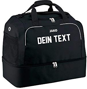 JAKO Classico Sporttasche mit Bodenfach Gr. 2 schwarz, One Size Ohne Geschlecht