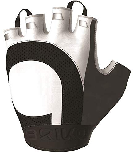 Briko New Corsa Glove Guanti Ciclismo, Unisex Adulto, White, S