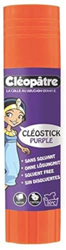 CLEOPATRE - CLEOSTICK viola, bastone di colla viola plastica riciclata formato 8g