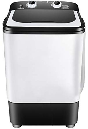 YXCKG Lavatrice Compatta, Lavatrice Portatile, Mini Lavatrice Centrifuga, Asciugatrice Centrifuga, Lavare I Vestiti per Adulti per Bambini, Camere College Campeggio Camper al Coperto (Color : Black)