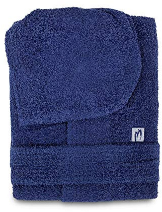 Nada Home Accappatoio in spugna di cotone Marta Marzotto uomo donna con Cappuccio 2665