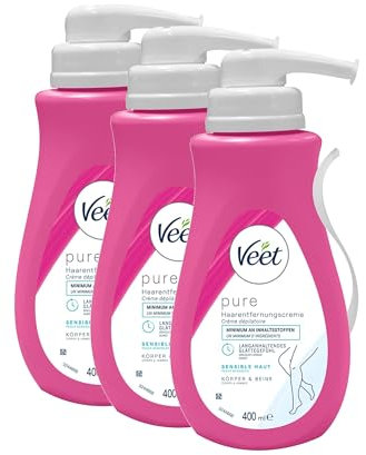 Veet Sensitive Haarentfernungscreme (400ml (3er Pack))