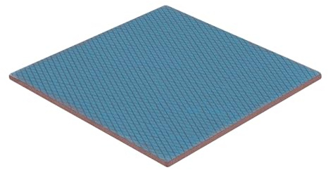 Termisk Grizzly Minus Pad Extreme Thermal Pad - Silikon, värmeledande dynor - Den leder värme och kyler värmekonsolen eller datorkomponenter (100 × 100 × 3 mm)