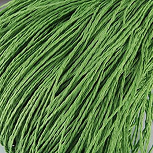 LINOC 100 g/bola de rafia hilo de paja de papel de Kintting hilo de paja para sombrero de ganchillo hilo de lujo embalaje de flores de verano moda material hecho a mano
