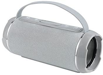 Outdoor Portable Wireless Bluetooth Speaker HighPower Bar Sound Column Subwoofer Music Center BoomBox 3D Stereo Radio (Color : Gray, Size : Medium)