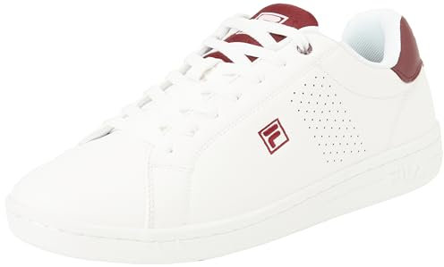 FILA Herren Crosscourt 2 NT Sneaker, White-Tawny Port, 43 EU Weit