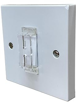 Cubierta protectora para interruptor de luz [15 unidades] cubre y evita el interruptor accidental, además proporciona un fácil acceso para conmutación intencional, perfecta para tono, cubierta de