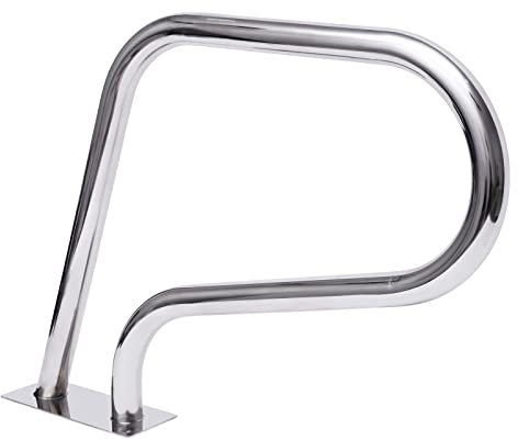 OUBUBY Mains courantes de piscine en acier inoxydable, rampes d'escalier de piscine, rampes amovibles, balustrades de piscine portables, aides à l'entrée pour piscines et spas