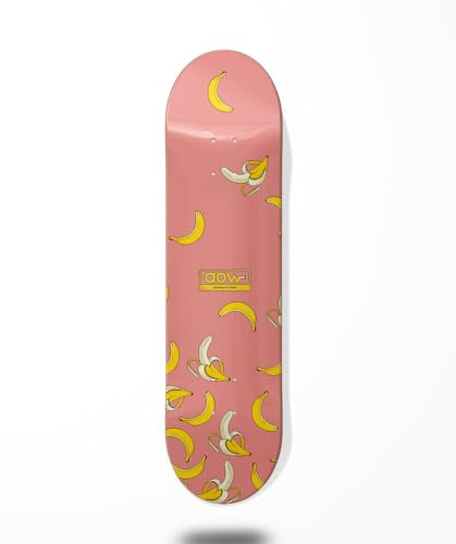Skateboard Skateboard Deck Board Aow Banana Pink 8.8