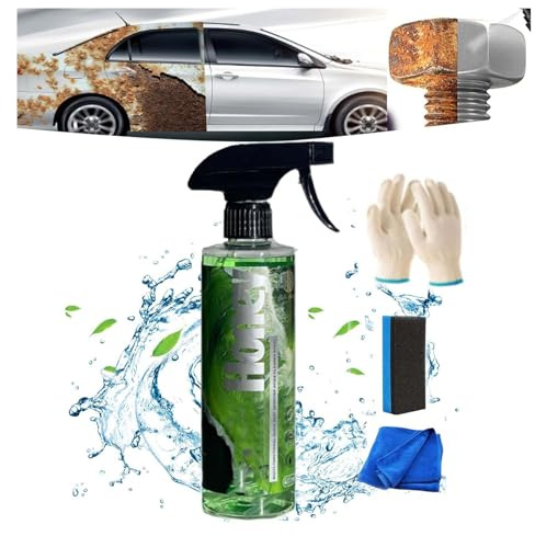 HolaHoney Antirouille, notre meilleur dissolvant de rouille HolaHoney 400 ml/par HolaHoney Spray nettoyant multi-fonctions rapide pour divers métaux, restaure la brillance de votre métal (1)