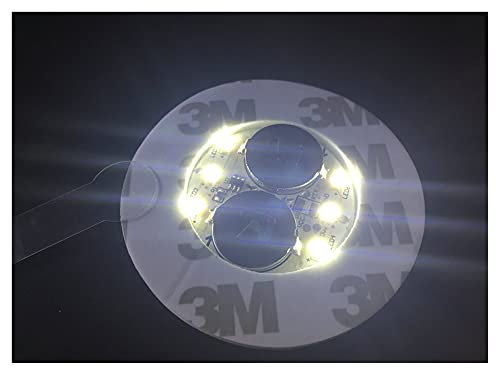 20pcs super luminoso 3mm 6LED. Tappetino per bottiglie di lampadina flash, montagne russe PORTATO Glorifier Mini Glow Stick per Clubs Bar Party