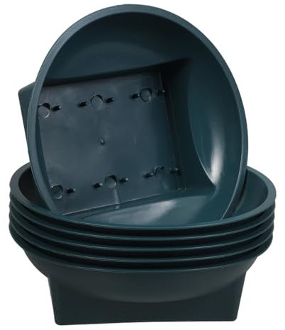 Hemobllo 6pezzi Portafiori Per Tombe Rotondi Da Esterno Ciotole Per Da Contenitore Per Commemorativo