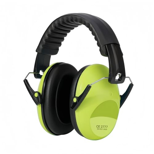 GUKOY Ear Defenders Children, 3-16 Years Kids Noise Cancelling Headphones SNR 26dB Sound Blocking, Adjustable Soft Kids Ear Protection Earmuffs for Autism Boys, Girls