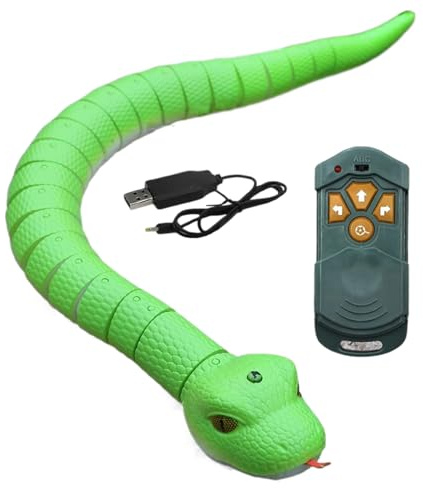 RC Snake Toy - Realistic Motion Snake, Gadget De Reptiles Remotos | Modelo Creativo De Serpientes De Deslizamiento Electrónico, Juguete De Animal De Broma Robótica, Dispositivo De Juego De Serpiente R