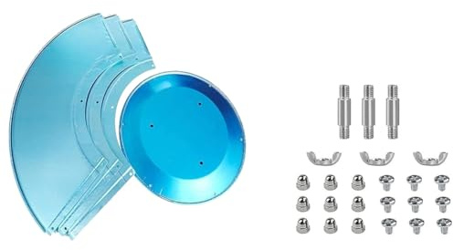 Jooehyer Accessoires de Remplacement de Bouclier de Chauffage de Terrasse, Réflecteur de Bouclier Supérieur en Aluminium, Réflecteur de Bouclier de Chauffage d'hiver pour L'Extérieur A