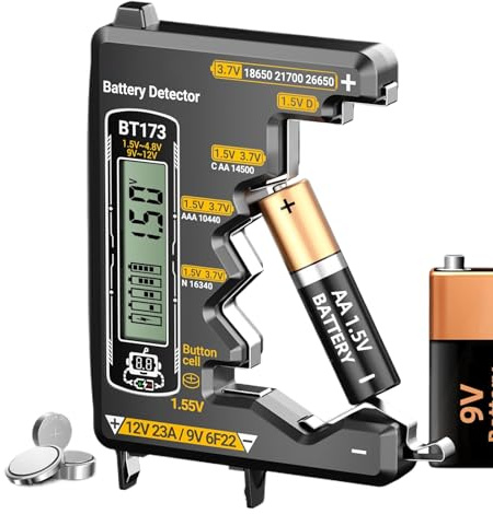 Mini Tester Batteria Voltmetro Digitale LCD Di Precisione Portatile