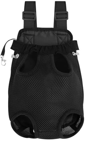 Atmungsaktiver Hund Tragetasche Katzenrucksack Kleine Katzen Tragbare | Schulter Tragetasche Verstellbare Katzen Haustier-Tragerucksack Körpergeeignet zum Tragen auf Brust und Rücken Während Reise