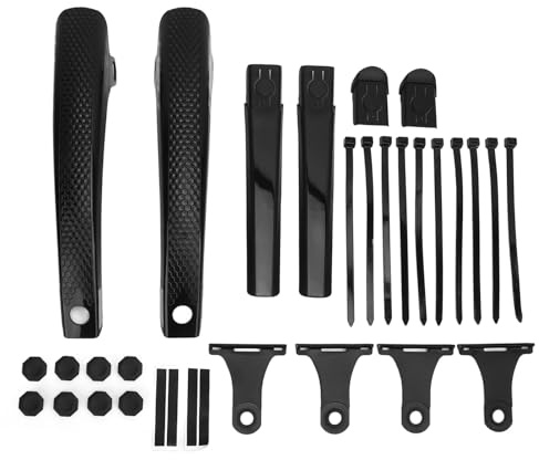 Mavaol 1 Paar Schnellspanner-Fahrradschutzbleche für Gravel-Rennräder, universeller vorderer hinterer Schutzblechschutz für Reifenbreiten unter 50 mm