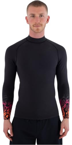 Hurley Chaqueta de traje de neopreno para hombre Air 1/1 mm Bubble Degrade 2026 - Black Bubble