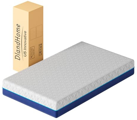 AuraCraft Colchón de 140 x 200 cm, altura de 20 cm, colchón de espuma viscoelástica de gel, H3 y H4, ergonómico, transpirable, enrollado, con funda extraíble