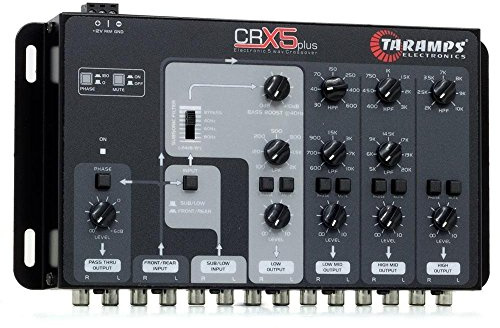 Taramp's Five-Way Electronic Car Audio Crossover System,Black,CRX5