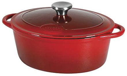 Sitram 711066 - Cacerola de hierro fundido esmaltado, 9 camas