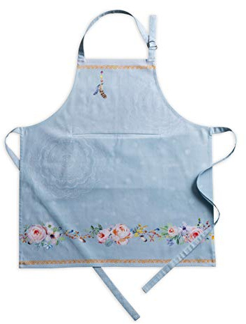Maison d' Hermine Aprons for women with Pocket 100% Cotton Washable | Adjustable Neck Strap & long ties Men Chef Wedding Cooking Server