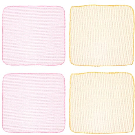 DOITOOL Strofinaccio Da Cucina in Microfibra 4 Pezzi Panni Per Pulizia a Rete Assorbenti E Resistente Per Lavare Piatti E Utensili
