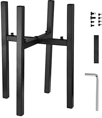 eROOSY Supporto per Piante Regolabile Supporto per Vaso di Fiori Moderno per Interni ed Esterni con Larghezza Regolabile per Vaso da 9-14 Pollici