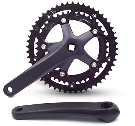 DRIFT MANIAC Crankset 52/42T 130BCD Square Taper for Road Treking 170mm Bike Crank Arm