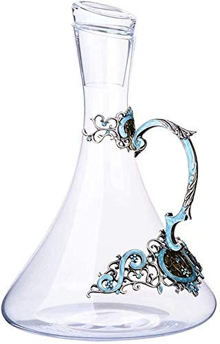 SHALOLY Whiskey Glasses Set Whisky Carafe Set Wine Decanter Creative Decanter Decoration Crystal Pourer Wine Bottle 1.5 L (Colour: #2) (#3)
