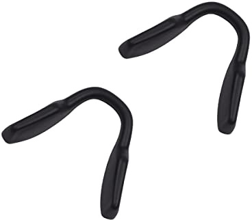 Saucer Plaquettes de nez de rechange pour verre Oakley Tensile OX8170, Plaquettes de nez noires, Taille unique