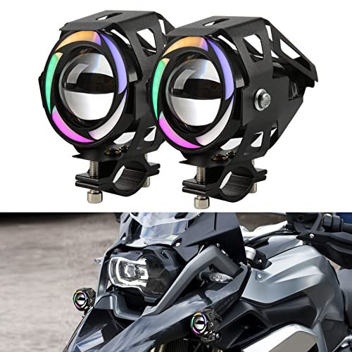 DREAMIZER Faro antiniebla auxiliar 12 V 24 V para motocicleta con luces adicionales compatible con R1200GS ATV UTV Touring Off Road