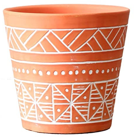 Hängende Pflanzgefäße, Tischdekoration, Topfpflanzen, Büro-Blumentöpfe, Bunte Keramik-Blumentöpfe (Orange 12,5 x 12,5 x 12 cm)