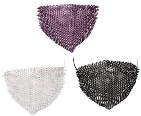 Strassmaske 3 Stück-pack aus Abs Kunststoff, Kreative Maskendekoration