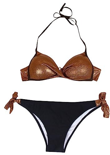 WILLBEST Boho Baywatch Schwimmshirt uv Damen Damen Slips meerjungfrauenflosse Triangel Schwimmanzug mädchen Bustier Bikini Tankini mit bügel frotteekleid Strandkleid bademode große größe